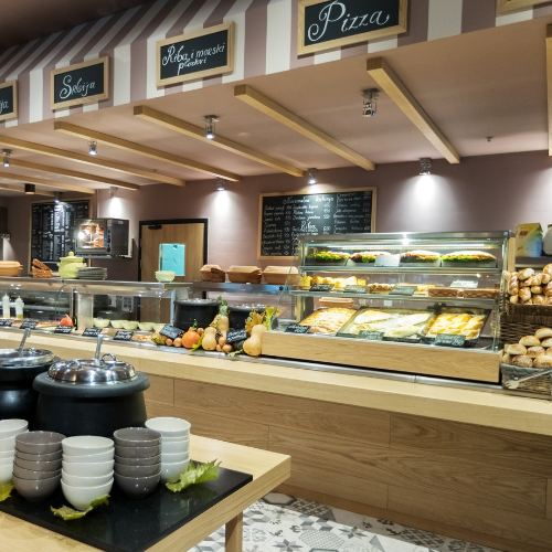 on-site foodservice deli and bakery