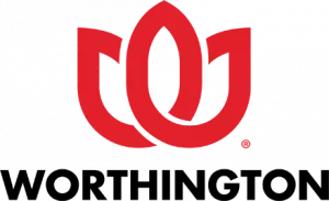 Bold red lotus flower logo representing beauty, purity, and tranquility in modern design.