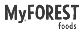 MyFOREST Foods logo showcasing sustainable, nature-inspired brand identity and organic food focus.